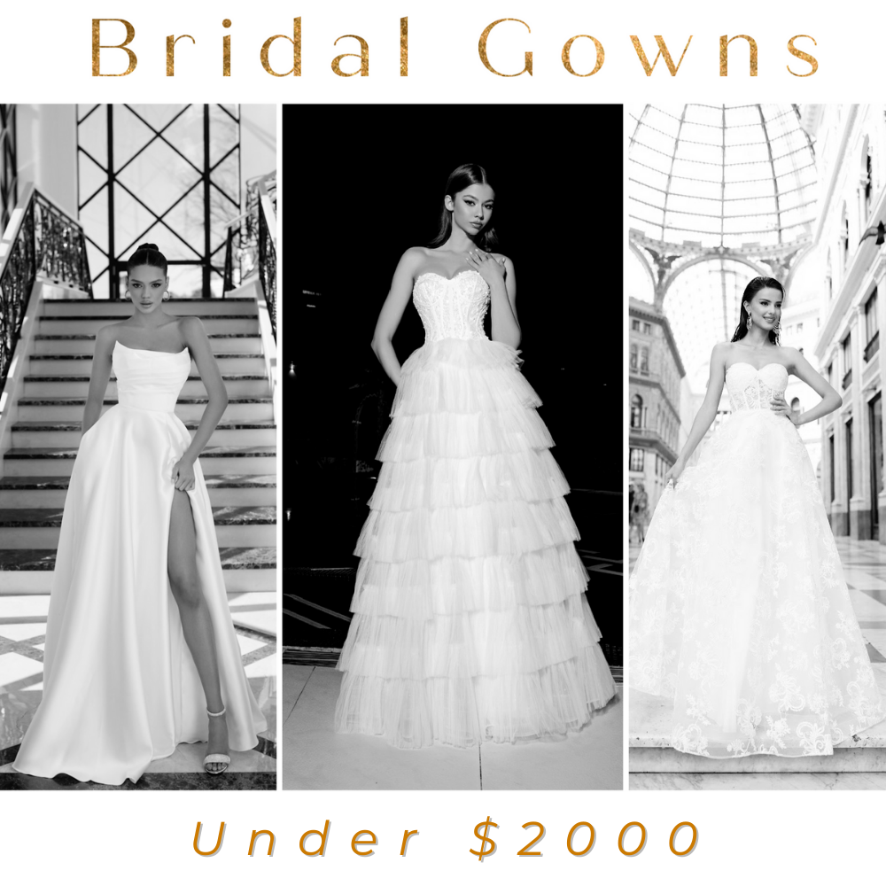 Bridal Gowns Under $2000