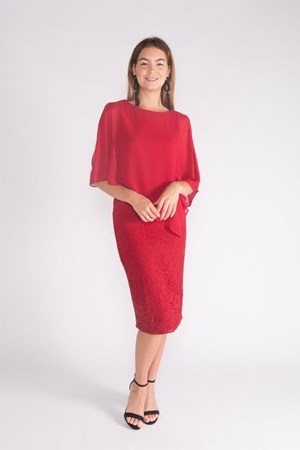 Four Girlz Karen Lace Dress in Port (not the pictured red)
