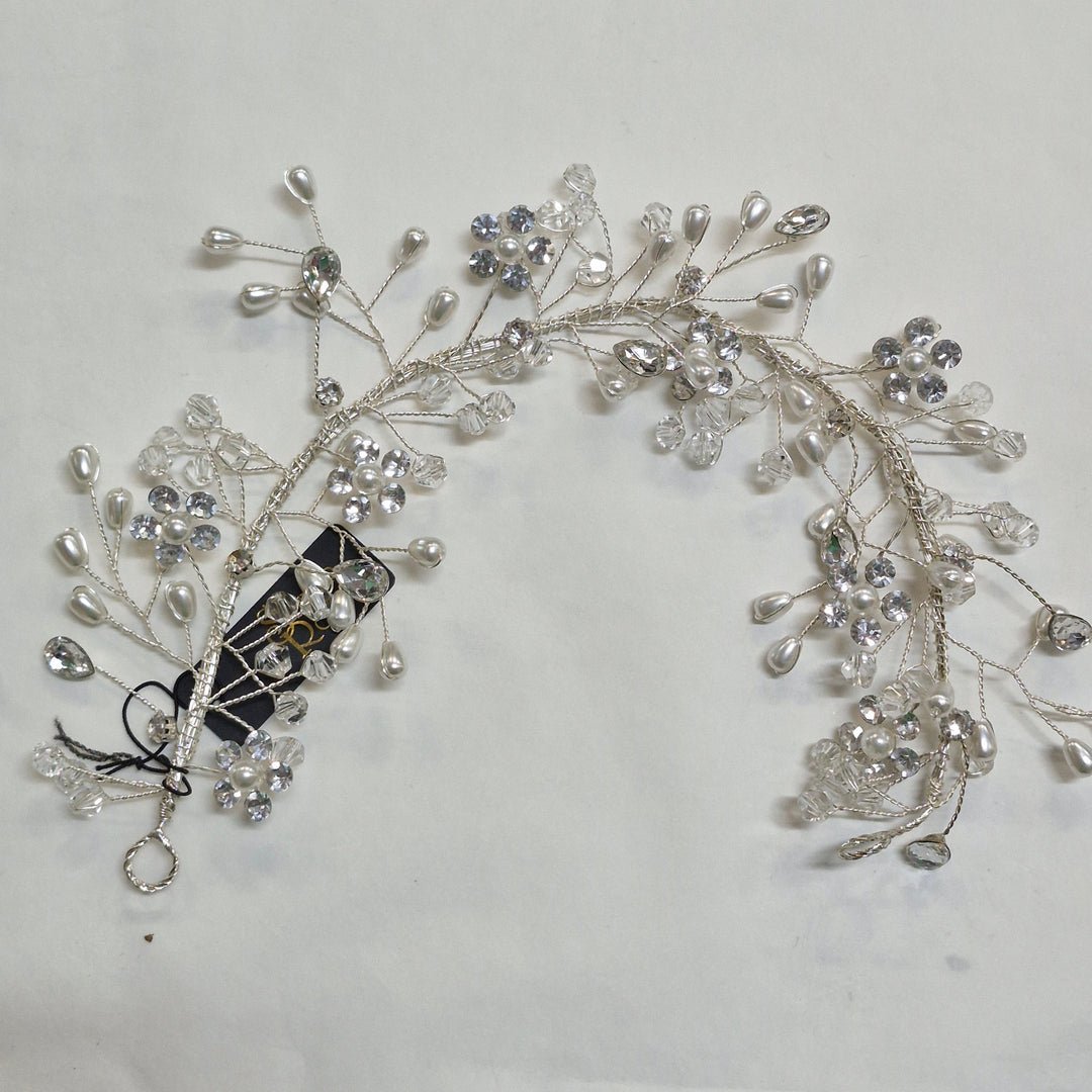 Stellar Rose Pearl and Bead Hair Bling or Bling Belt, just add ribbon 65613