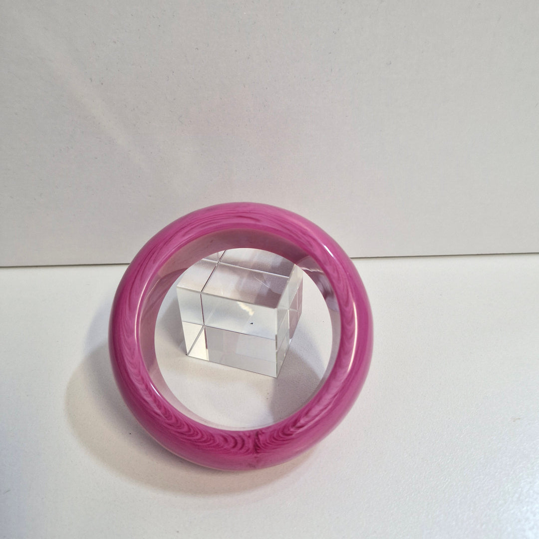 Acrylic bangles large pink