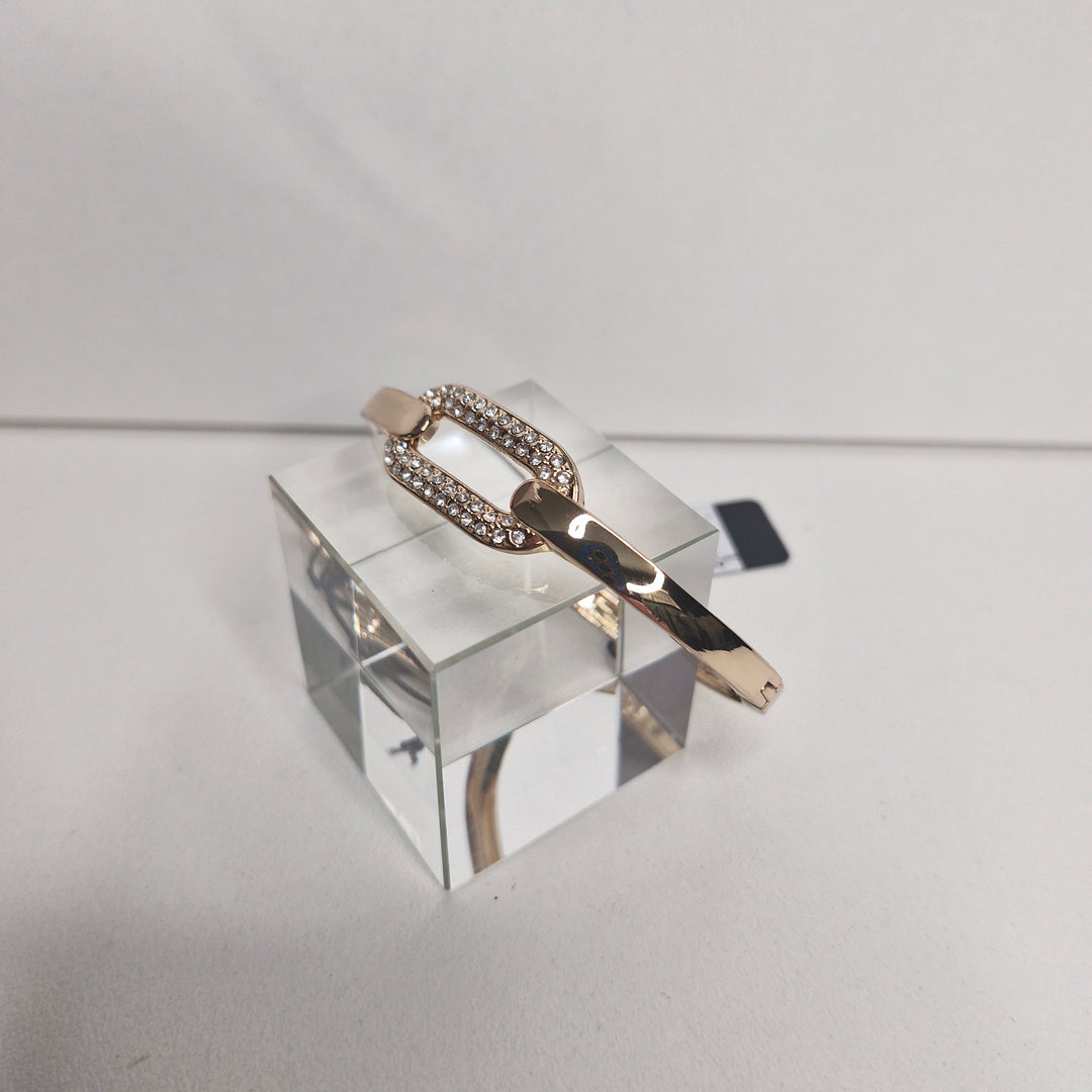Stellar Rose Bracelet with Diamante oval in gold 70402