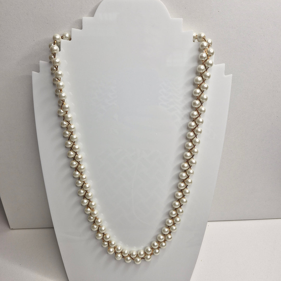 Stellar Rose pearl long necklace 76059
