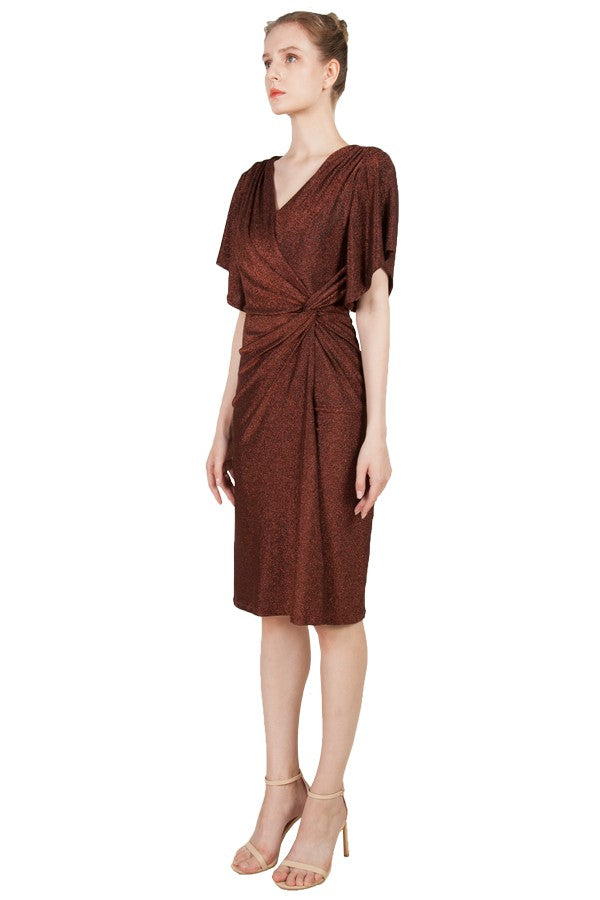 Miss Anne Galleria Dress Rust