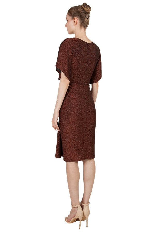 Miss Anne Galleria Dress Rust