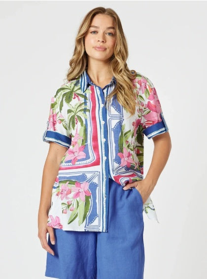 Gordon Smith Monaco Shirt in Sardinia Blue