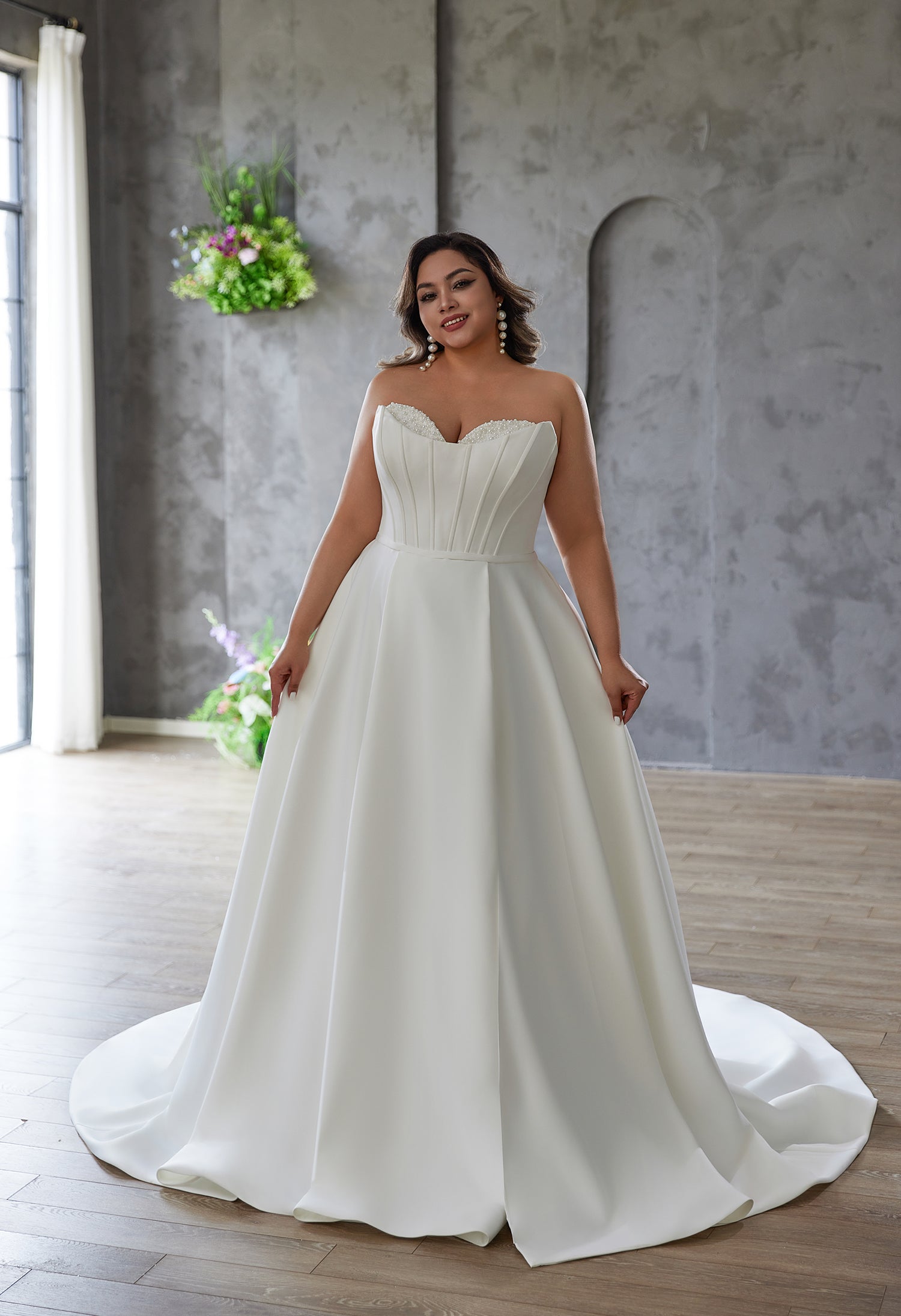 Herawhite Bridal - HW3602 (Available in Ivory) – Runway7 Herawhite Bridal - HW3602 (Available in Ivory) – Runway7