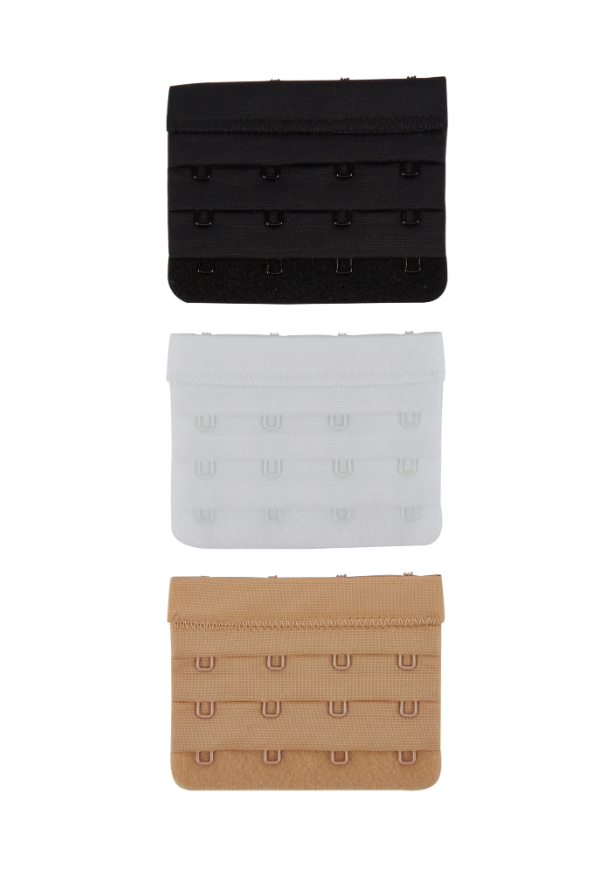 Secret Weapons 4 Hook Bra Extender 3 pack