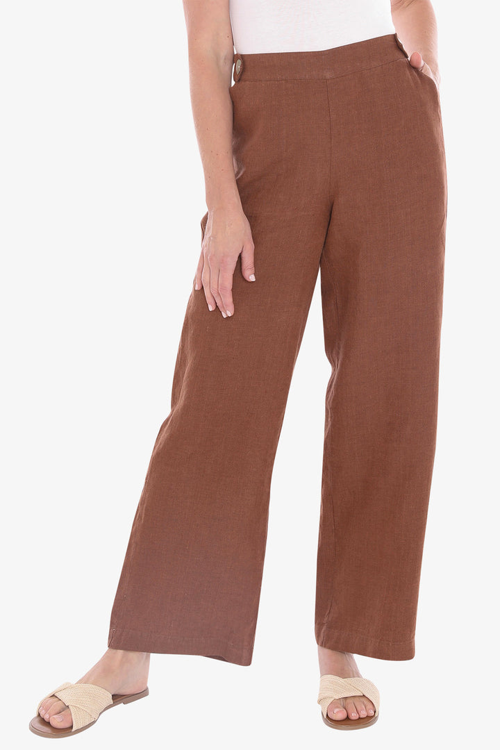 Jump Button Tab Pant in Nutshell