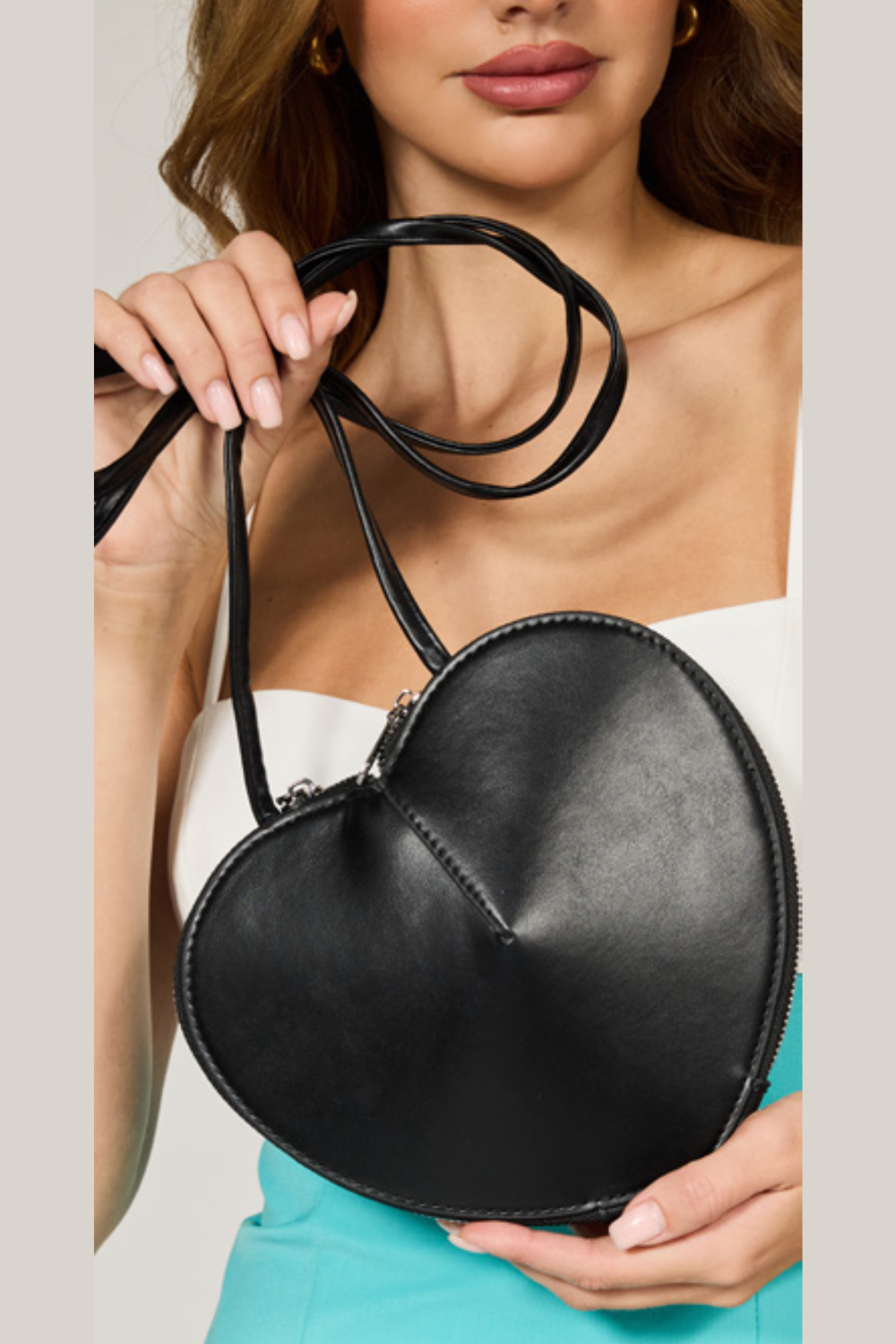 Heart Bag in Black