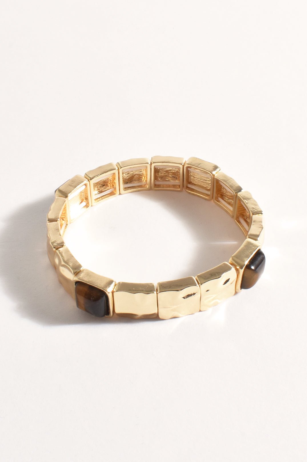 Adorne Inset Stone Stretch Bracelet ACD1620