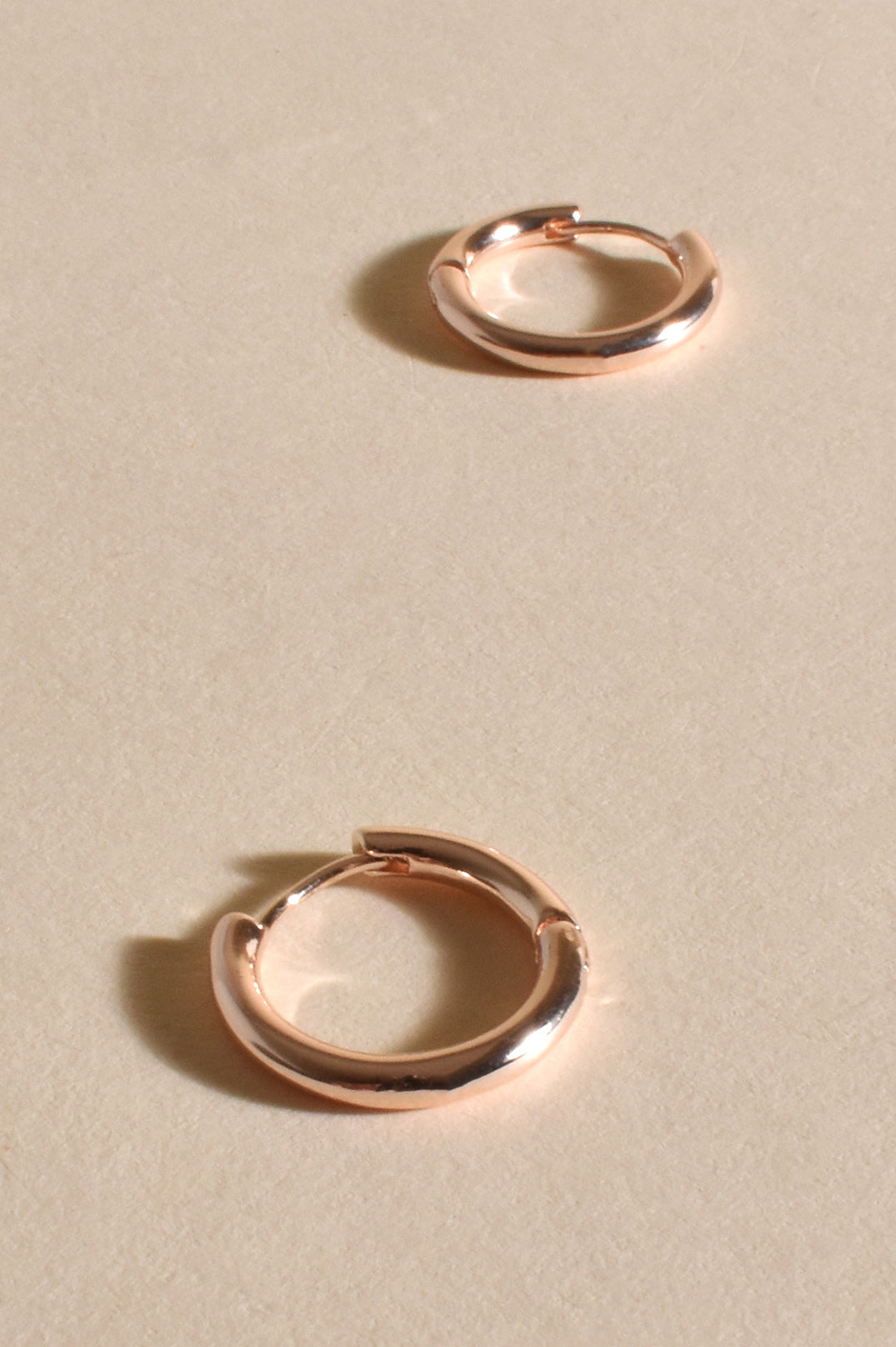Bailey Mini Hoops in Rose Gold