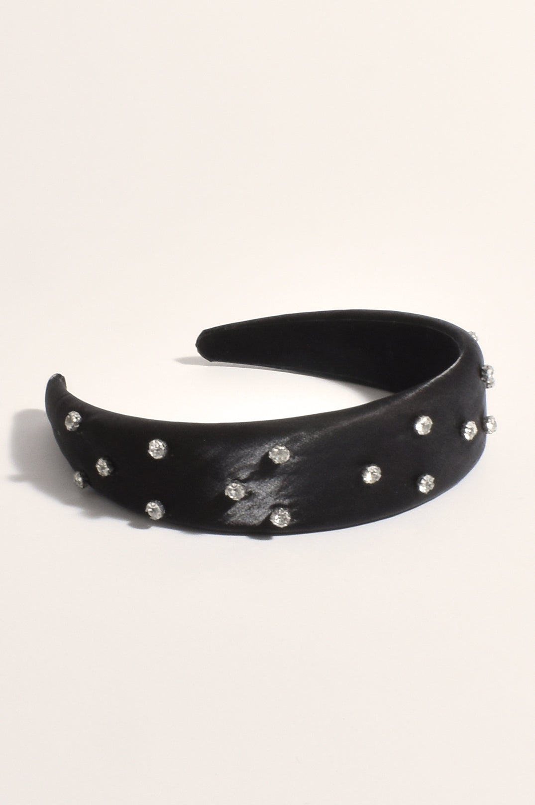 ADORNE JEWELLED SATIN HEADBAND