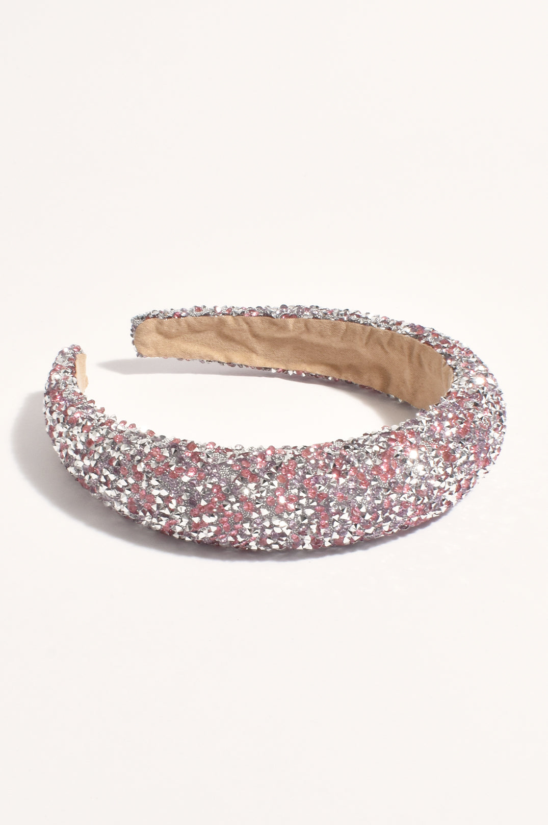 Adorne Dressy Diamante Event Headband in Pink AHD0994