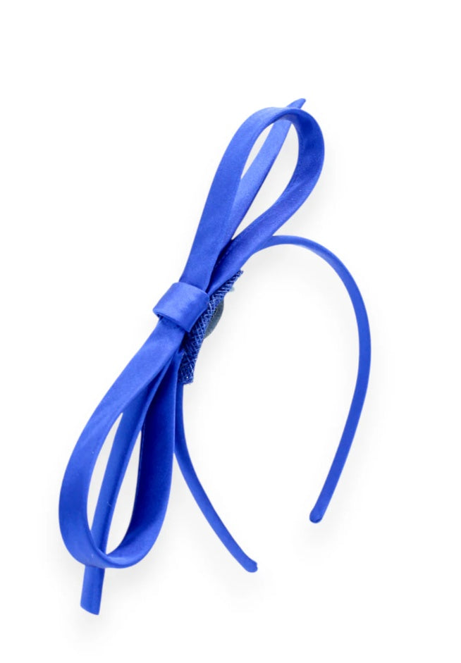 Morgan & Taylor Abby Fascinator in Cobalt