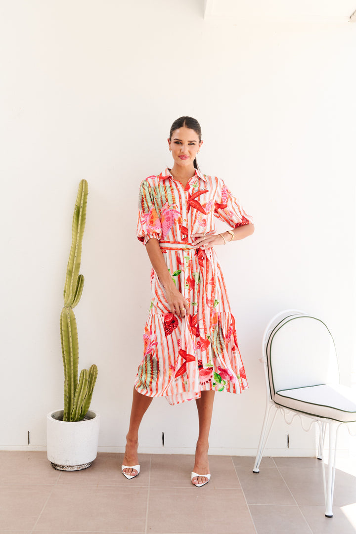Collectivo Kim Dress  Under the Sea Print