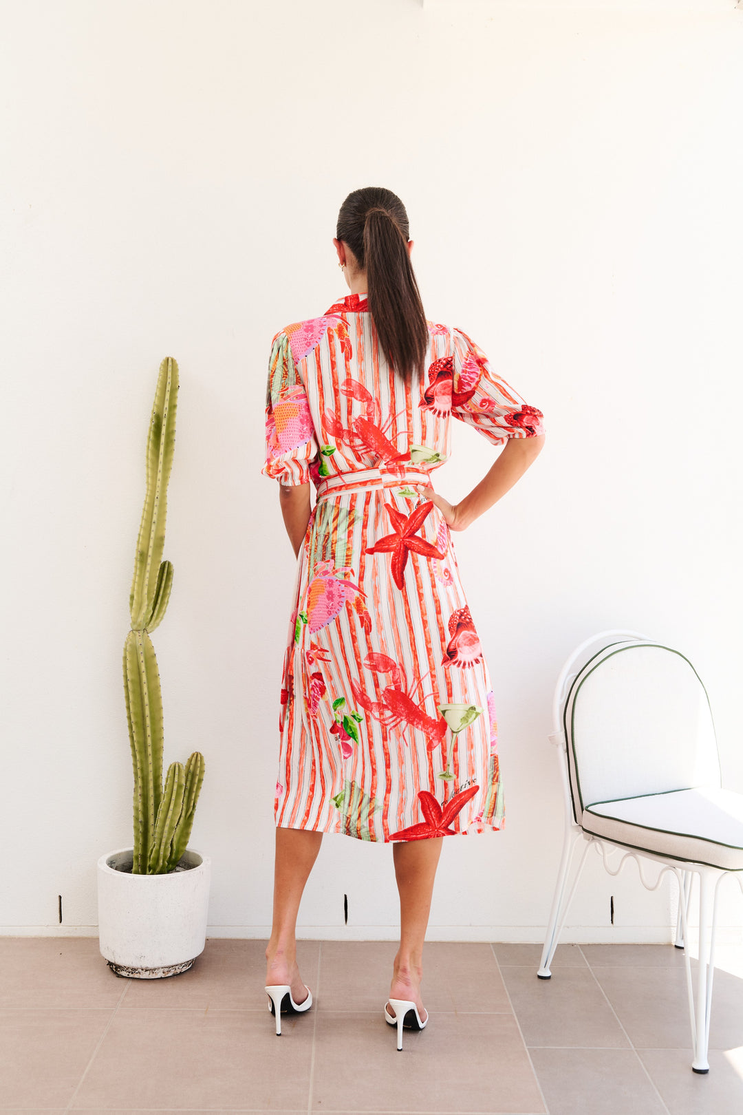 Collectivo Kim Dress  Under the Sea Print