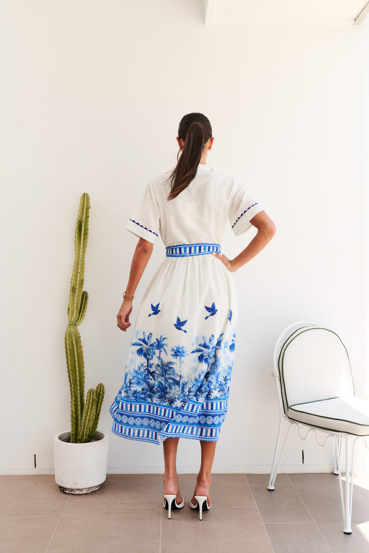 Collectivo Matilda Dress Skyhigh Palms