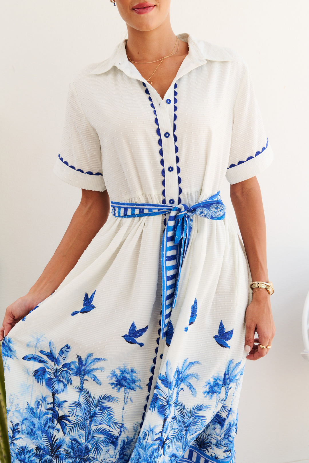 Collectivo Matilda Dress Skyhigh Palms