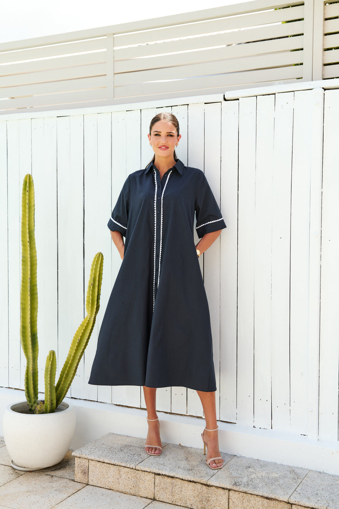 Collectivo Frida Dress Midnight Bliss