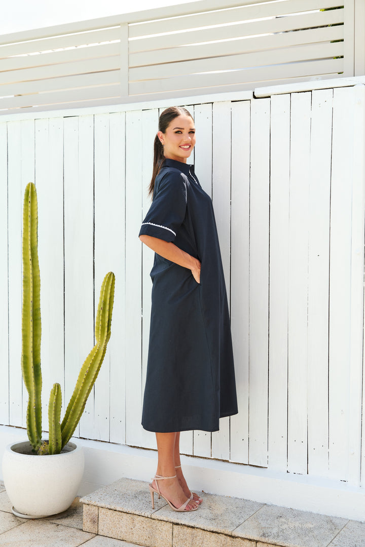 Collectivo Frida Dress Midnight Bliss