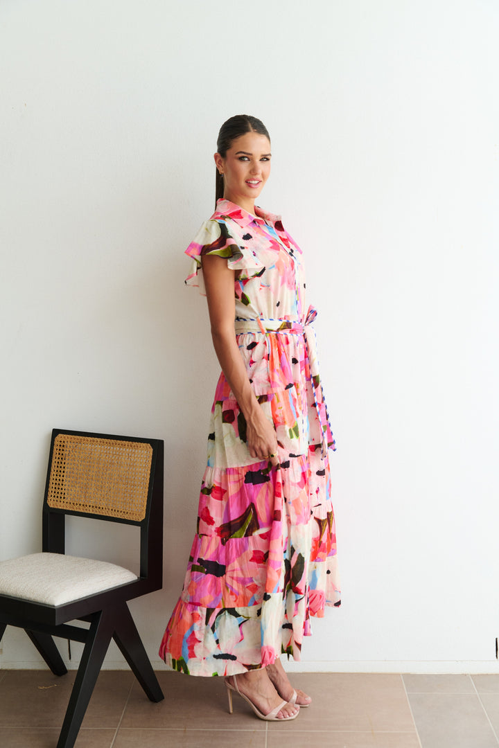 Collectivo Zelda Dress in Summer Blossom