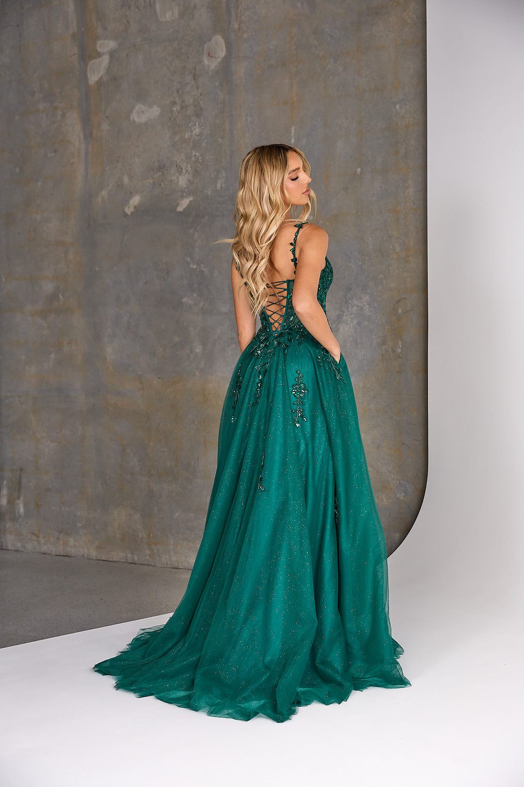 Tania Olsen Designs Dauphine PO2573 (Available in Emerald and Navy)