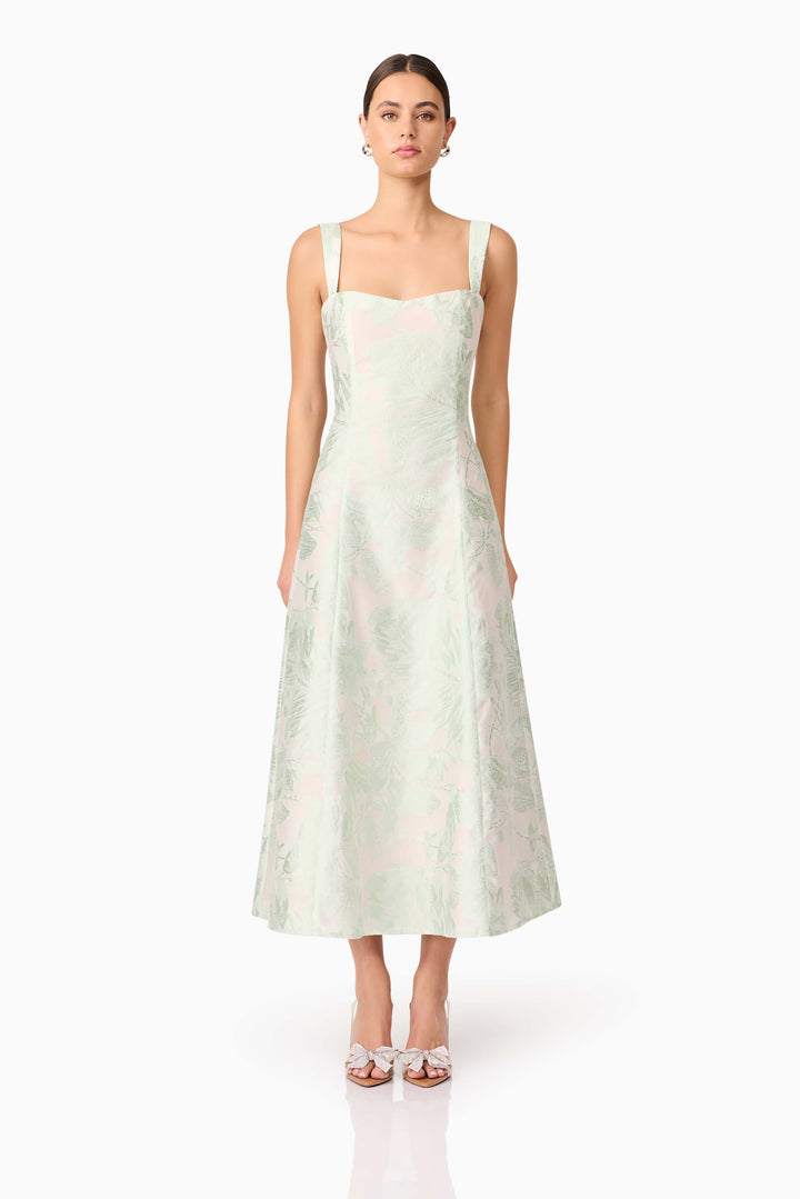 Elliatt Cecily Midi Dress in Sage