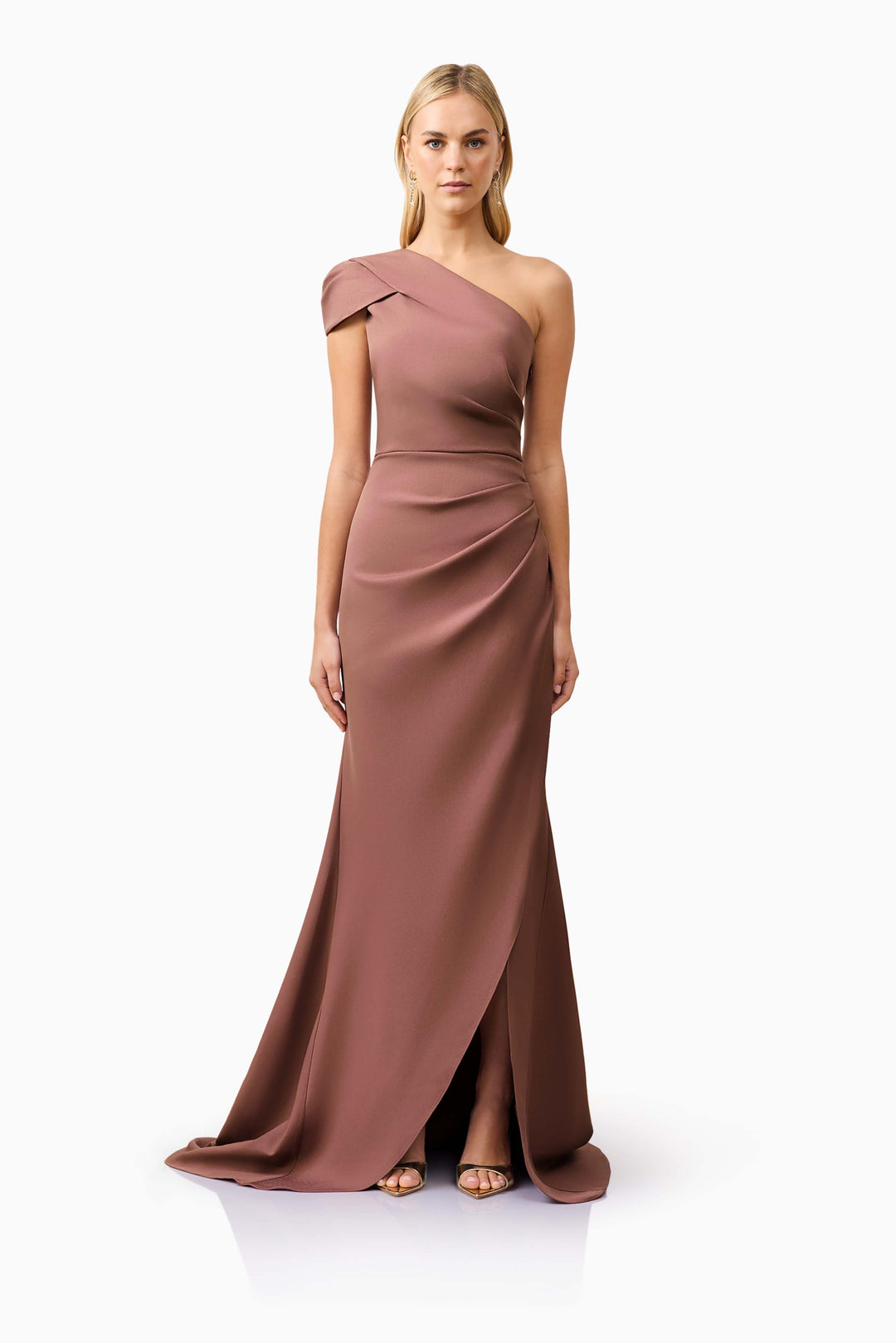 Elliatt Klara Gown in Dark Taupe