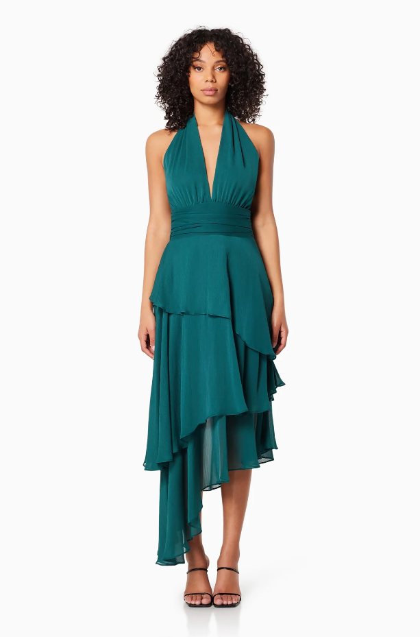 Elliatt Pau Halter Neck Midi Dress