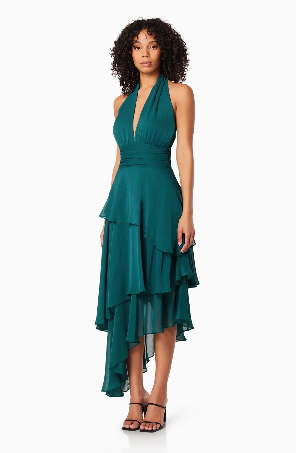 Elliatt Pau Halter Neck Midi Dress