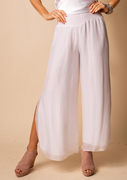 Gia Pant in White
