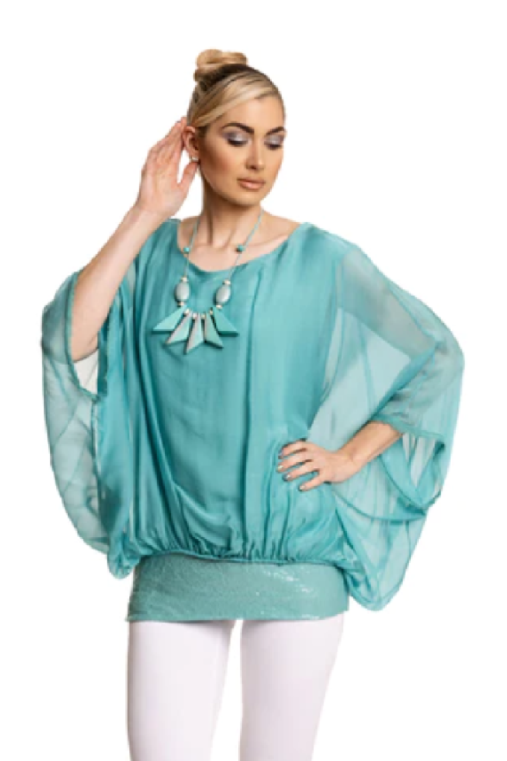 Marcella Top in Tiffany