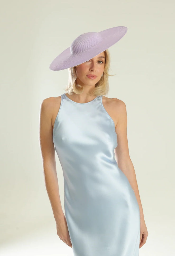Morgan & Taylor Mona Racewear Plate Hat in Lilac