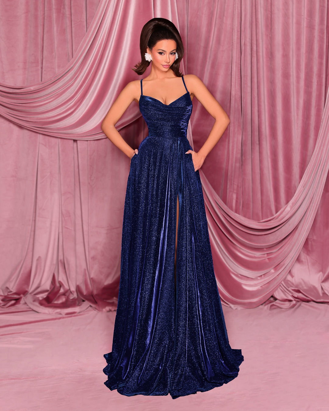 Nicoletta - NC2029 (Available in Black, Cobalt Blue, Musk, Plum, Midnight and Teal)