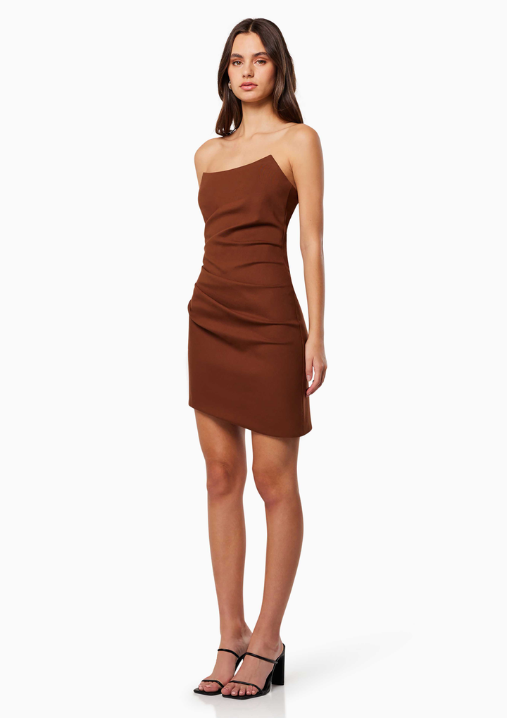 Elliatt Passionate Dress in Chocolate