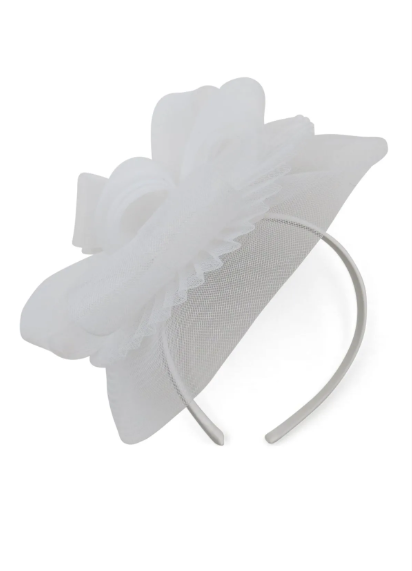 Morgan & Taylor Simone Fascinator in White