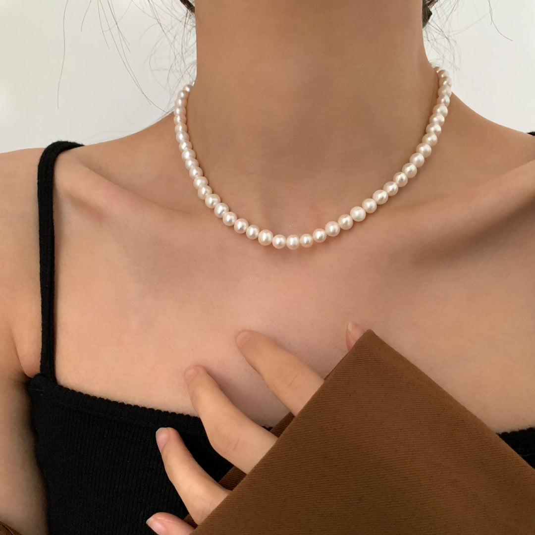 R7 Pearl Short Necklace 144