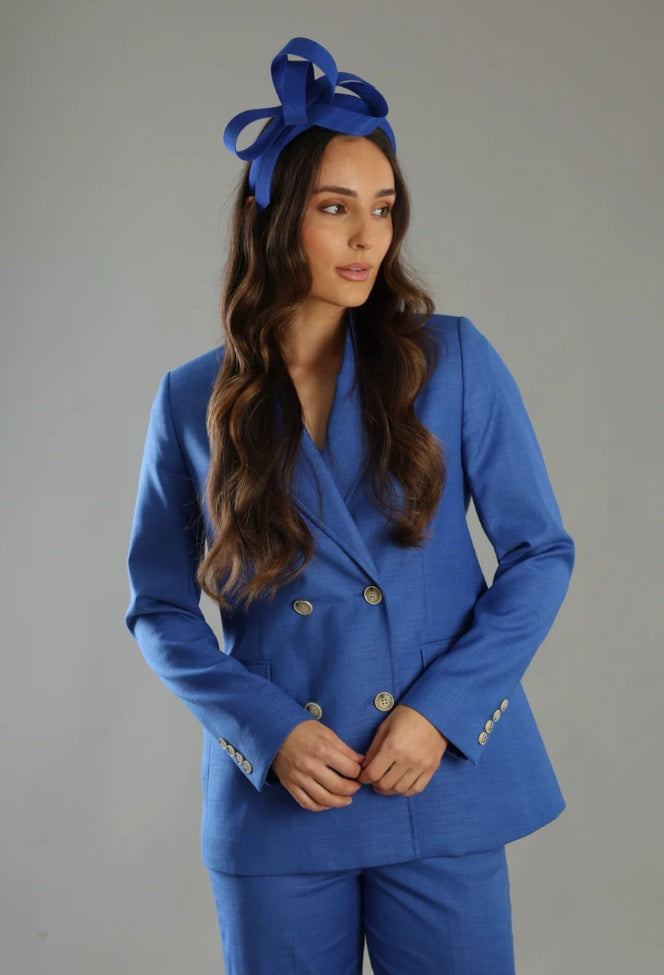 Morgan & Taylor Mel Fascinator in Cobalt