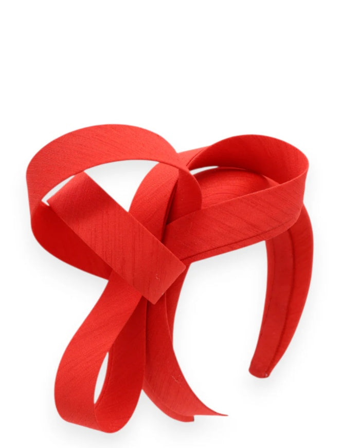 Morgan & Taylor Mel Fascinator in Red