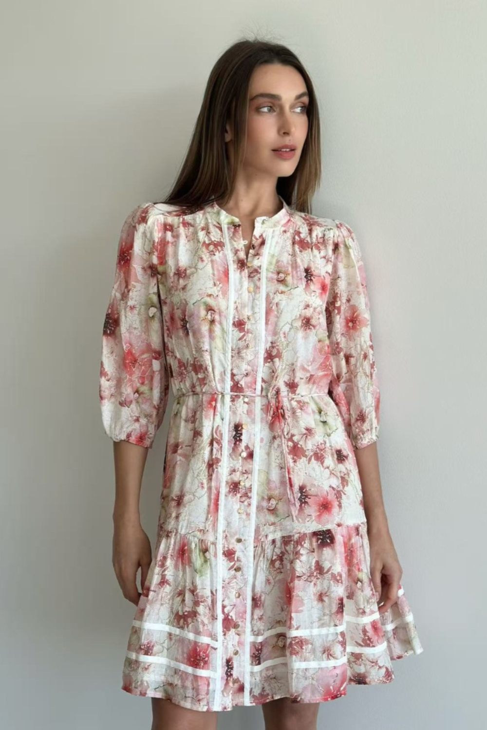 Lorraine Floral Ruffle Mini dress