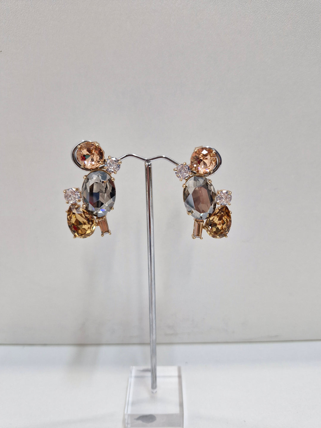 Adorne Emmie Jewel Cluster Earrings AED3454