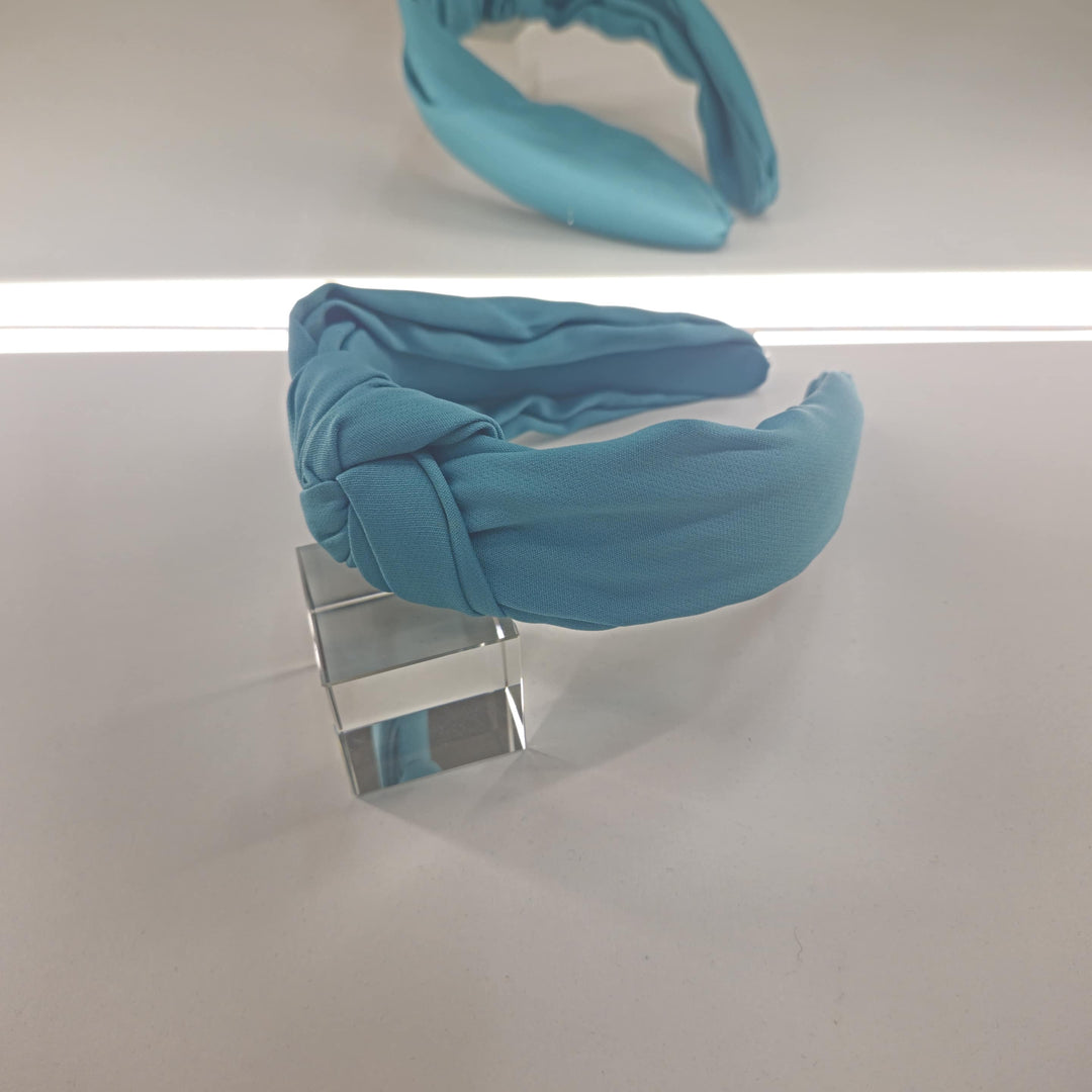 R7 Knotted Headband in Aqua 118