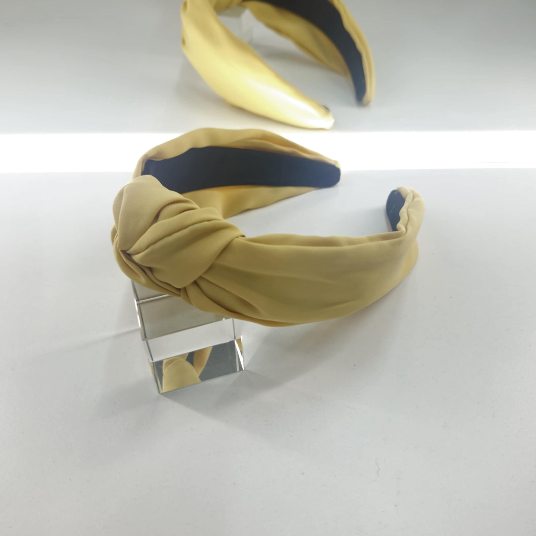 R7 Knotted Headband in Mustard 119