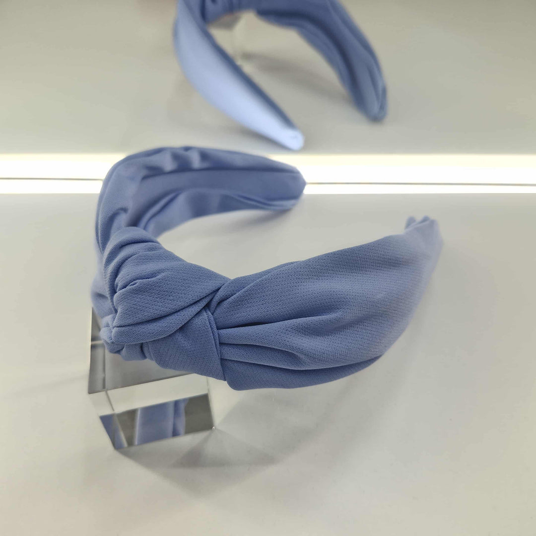R7 Knotted Headband in Perriwinkle Blue 121