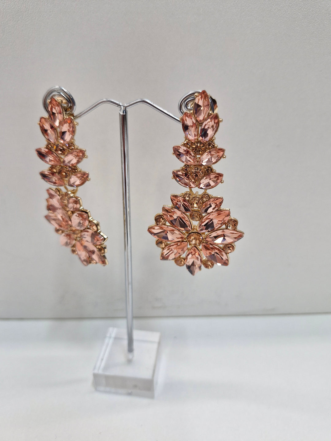 Adorne Dropped Floral Jewel Earrings AED3458
