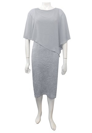 Four Girlz Karen Lace Dress in Silver