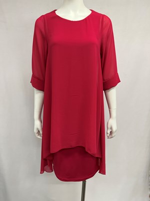 Four Girlz Annabelle Dress in Fuschia