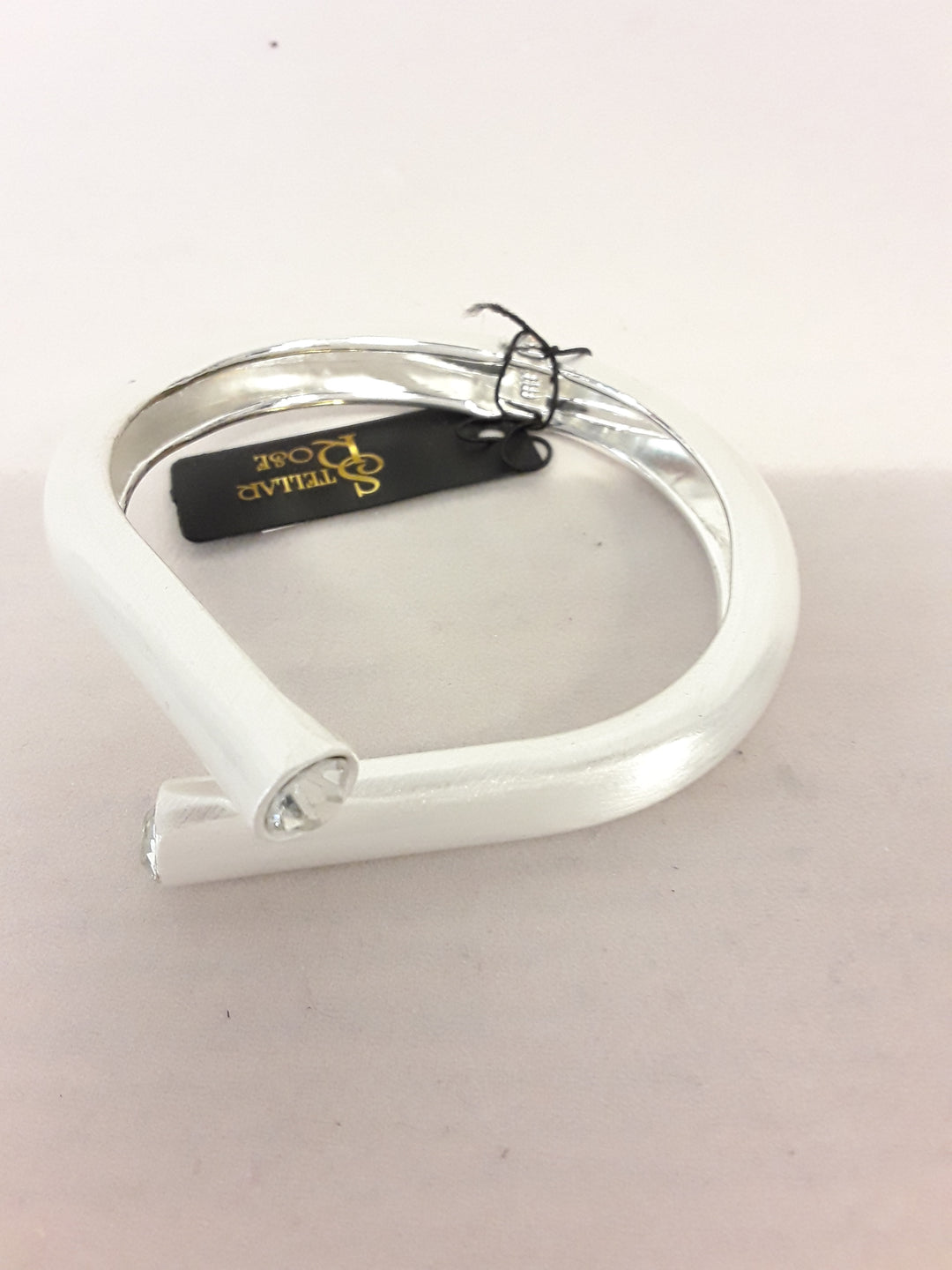 Stellar Rose Brushed Silver and diamonte bracelet 57461