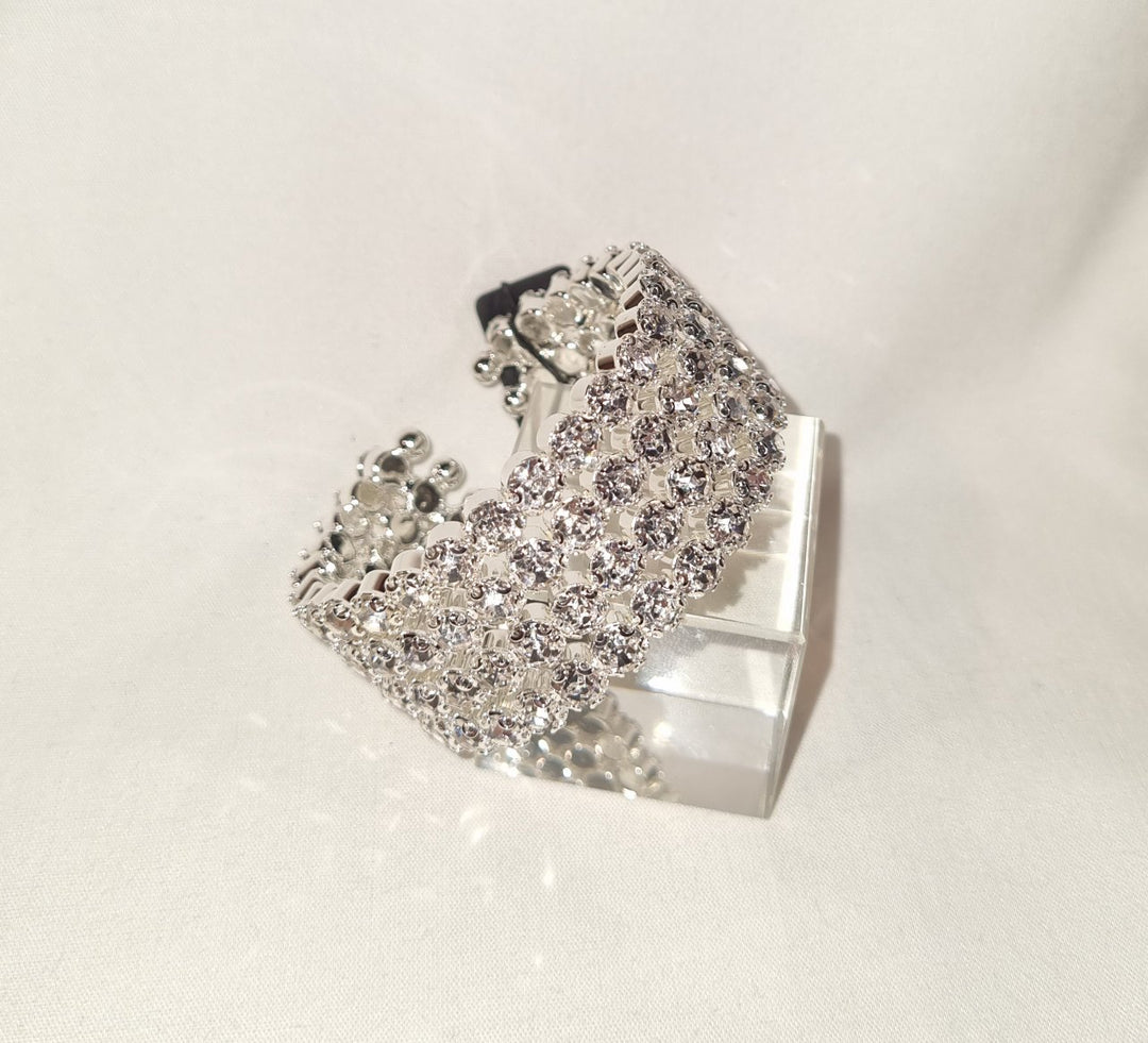 Stellar Rose Silver and diamonte bracelet 63417