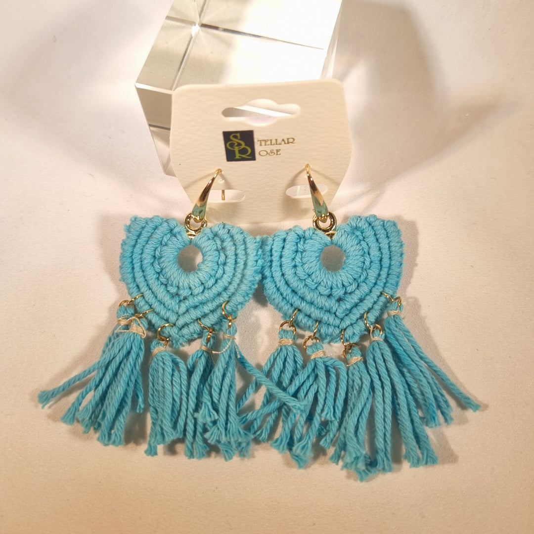 Stellar Rose Tassle earrings 67927